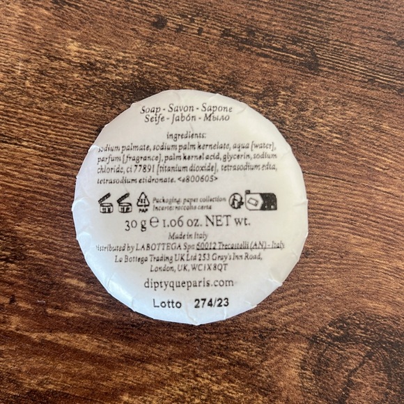 DIPTYQUE PHILOSYKOS Lot of 10 - 30g / 1.06oz Luxury Soap Bars - MADE IN ITALY - Picture 4 of 5